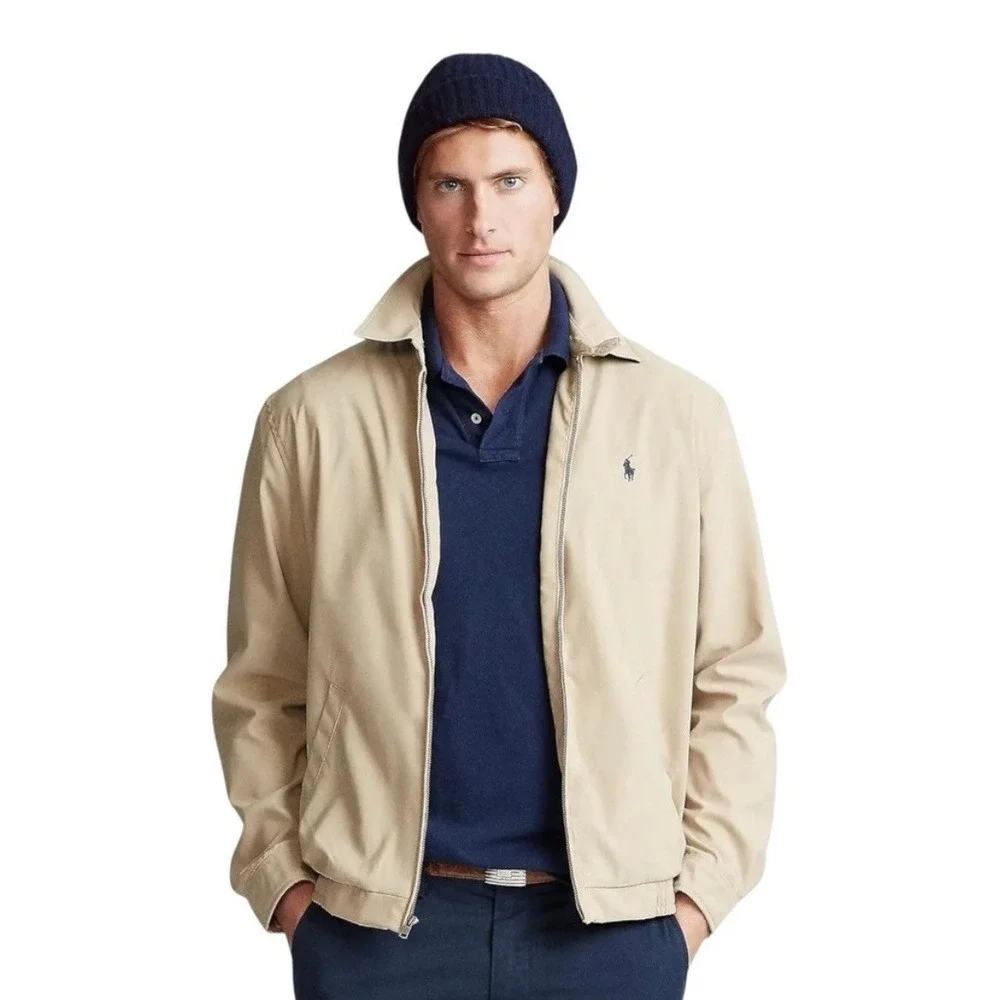 Polo Ralph Lauren Bi-Swing Jacket Collared Full Zip‎ Khaki XL
